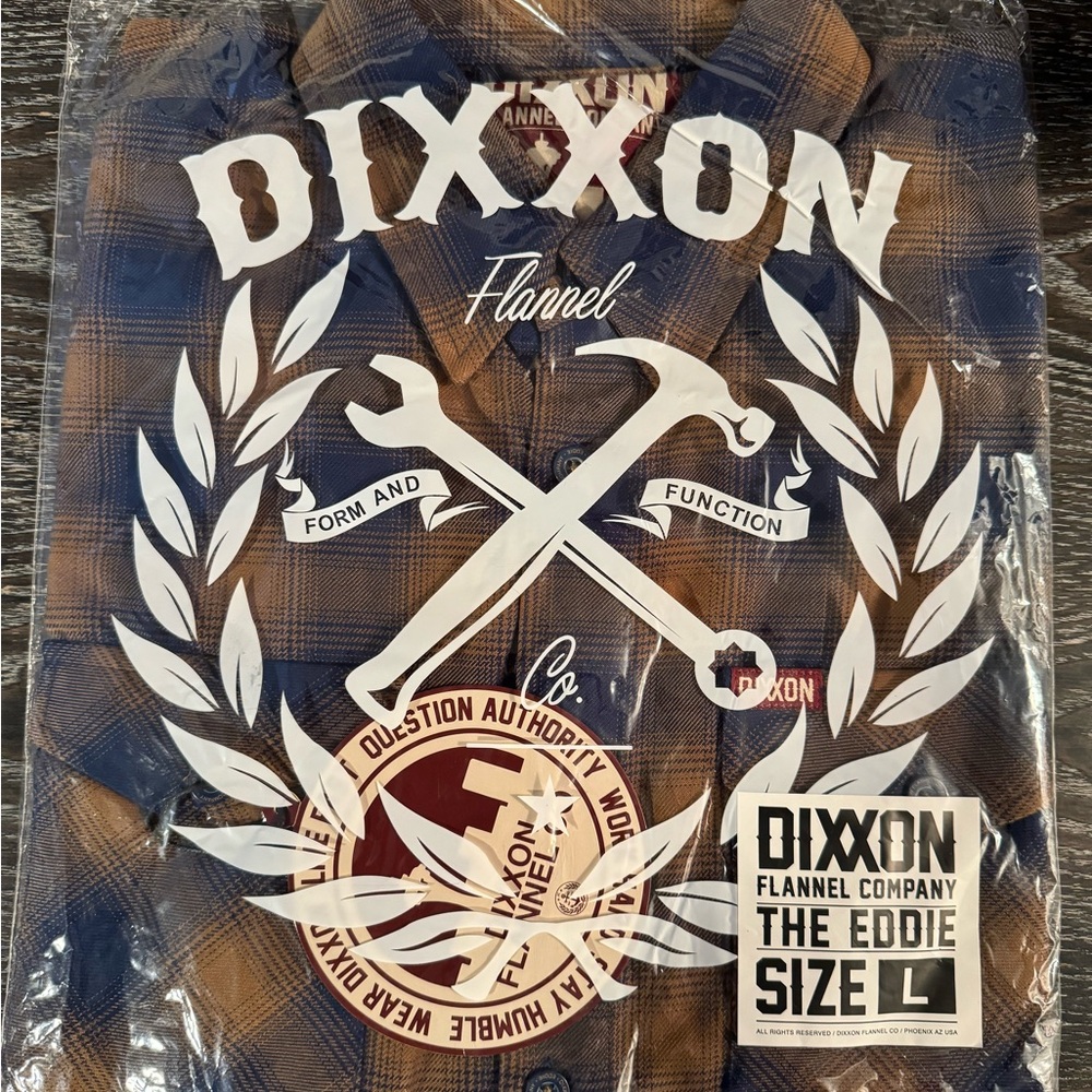 Dixxon flannel BNIB with tag